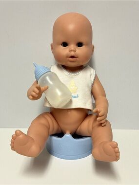 Corolle Paul Boy Anatomically Correct Drink and Wet Bath Baby Doll Potty Bottle